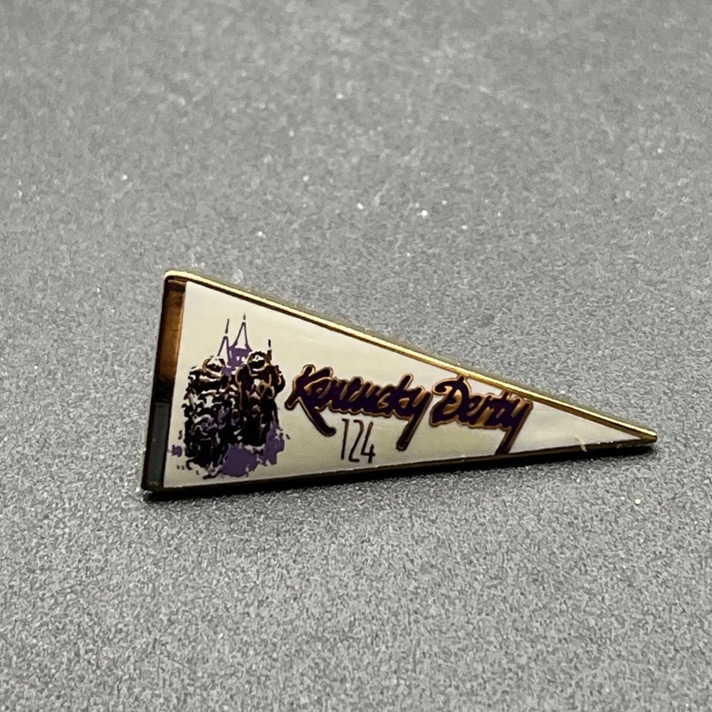 Kentucky Derby 124 Horse Racing‎ Pennant Lapel Hat Pin